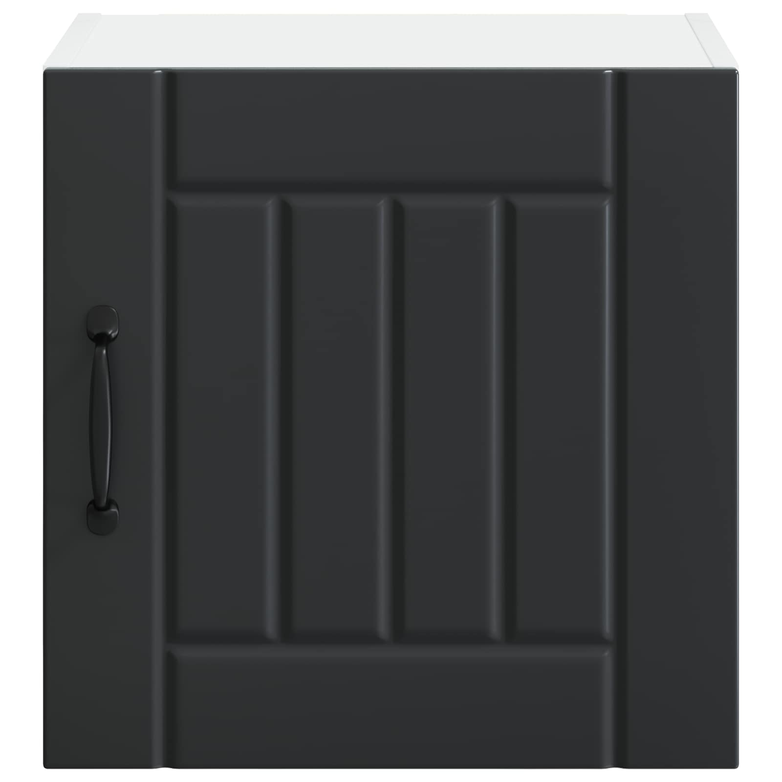 Vægskab LUCCA 2 pcs Sort 40 x 31 x 40 cm Konstrueret træ
