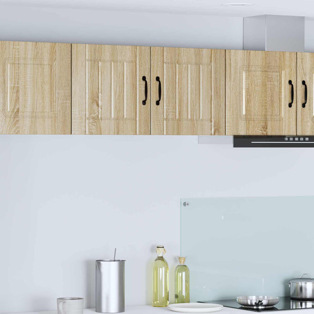 Vægskab LUCCA 2 pcs Sonoma-eg 40 x 31 x 40 cm Konstrueret træ