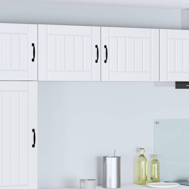 Vægskab LUCCA 2 pcs Hvid 50 x 31 x 40 cm Konstrueret træ