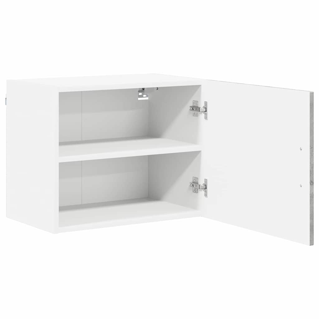 Vægskab LUCCA 2 pcs Betongrå 50 x 31 x 40 cm Konstrueret træ