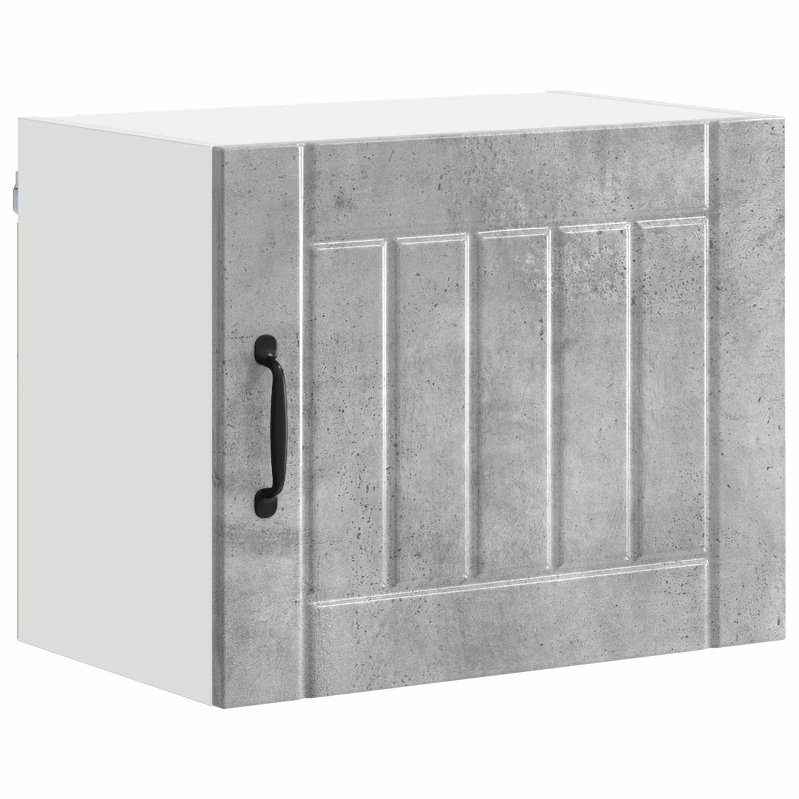 Vægskab LUCCA 2 pcs Betongrå 50 x 31 x 40 cm Konstrueret træ
