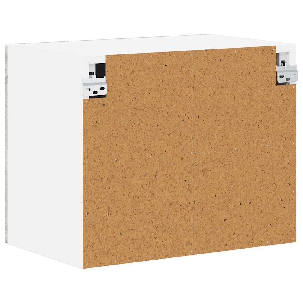 Vægskab LUCCA 2 pcs Betongrå 50 x 31 x 40 cm Konstrueret træ