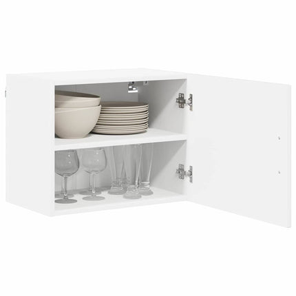 Vægskab LUCCA 2 stk. Hvid højglans Konstrueret træ