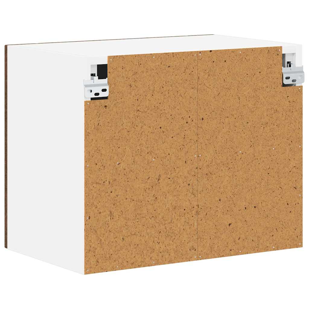 Vægskab LUCCA 2 pcs Brunt eg 50 x 31 x 40 cm Konstrueret træ