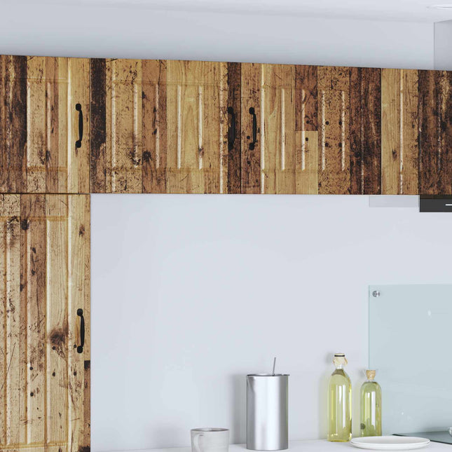 Vægskab LUCCA 2 pcs Gammelt træ 50 x 31 x 40 cm Konstrueret træ