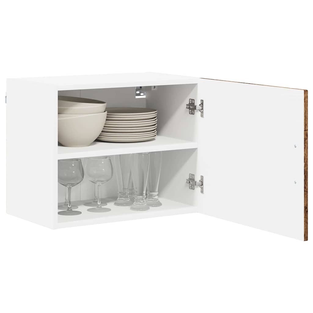 Vægskab LUCCA 2 pcs Gammelt træ 50 x 31 x 40 cm Konstrueret træ