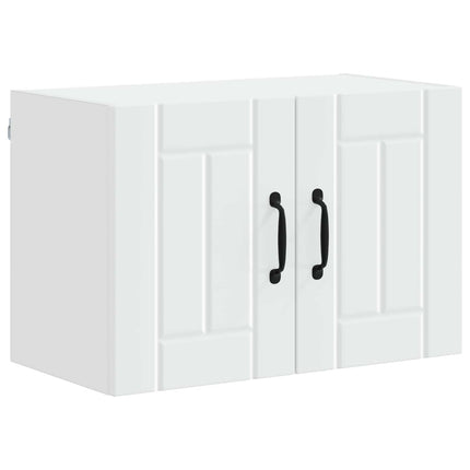 Vægskab LUCCA 2 pcs Hvid 60 x 31 x 40 cm Konstrueret træ