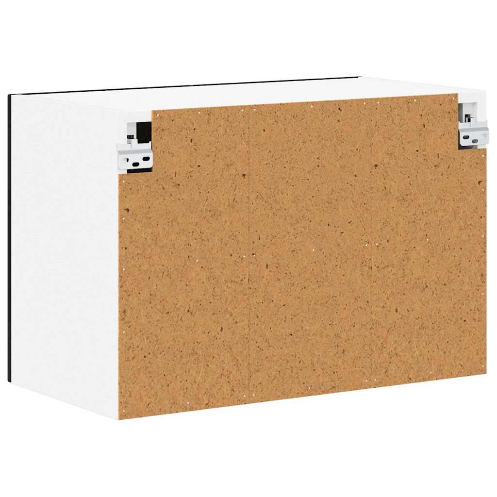 Vægskab LUCCA 2 pcs Sort 60 x 31 x 40 cm Konstrueret træ