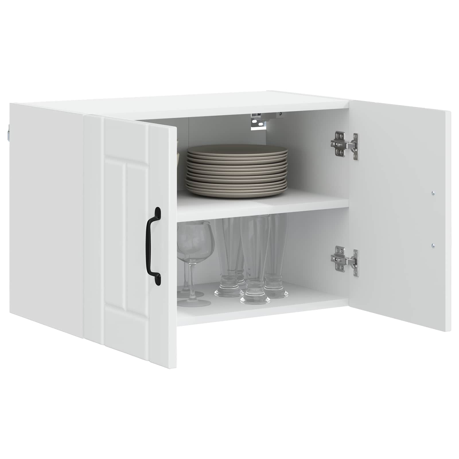 Vægskab LUCCA Hvid højglans 60 x 31 x 40 cm Konstrueret træ