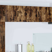 Køkkenvægskabe 2 pcs Røget eg 60 x 31 x 40 cm Konstrueret træ