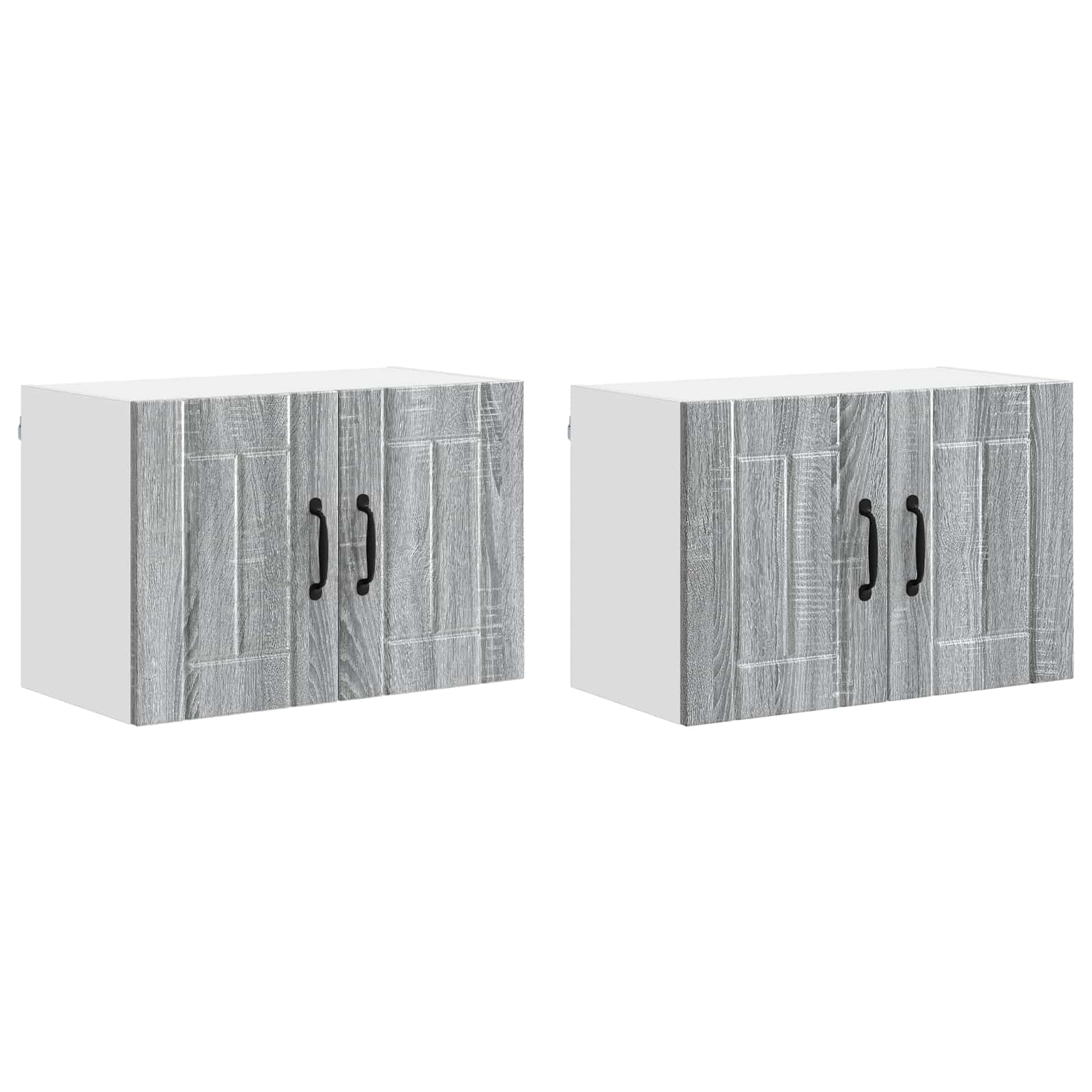 Vægskab LUCCA 2 pcs Grå sonoma-eg 60 x 31 x 40 cm