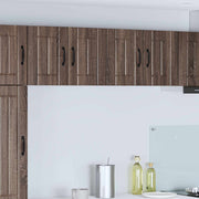 Vægskab LUCCA 2 pcs Brunt eg 60 x 31 x 40 cm Konstrueret træ