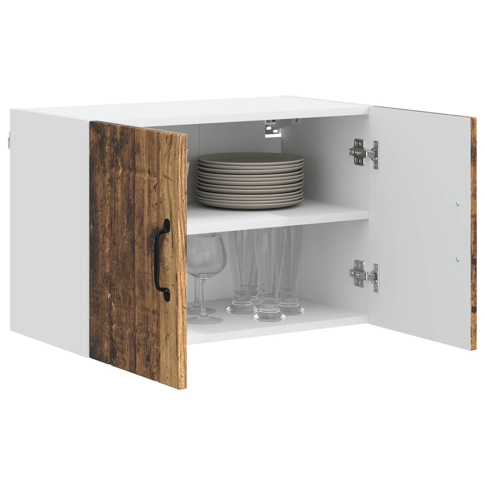 Vægskab LUCCA Gammelt træ 60 x 31 x 40 cm Konstrueret træ