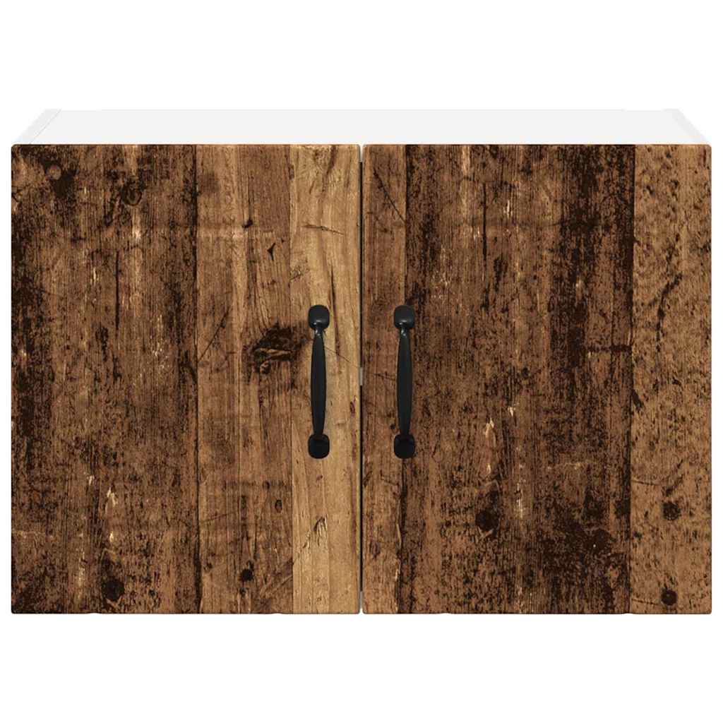 Køkkenvægskabe med hylde 2 pcs Gammelt træ 60 x 31 x 40 cm