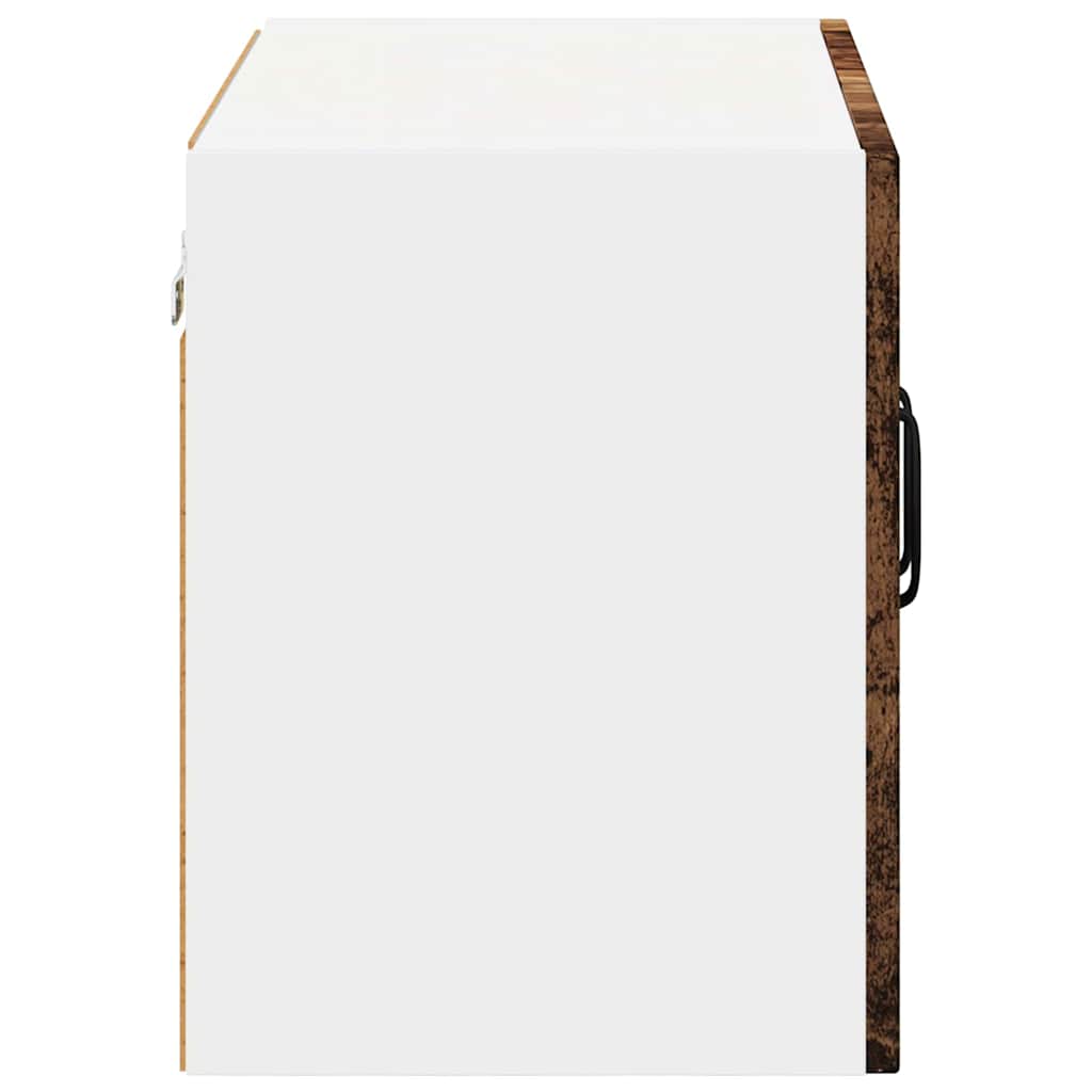 Køkkenvægskabe med hylde 2 pcs Gammelt træ 60 x 31 x 40 cm