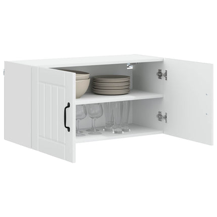 Vægskab LUCCA Hvid 80 x 31 x 40 cm Konstrueret træ