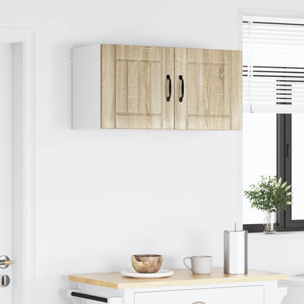 Vægskab LUCCA Sonoma-eg 80 x 31 x 40 cm Konstrueret træ