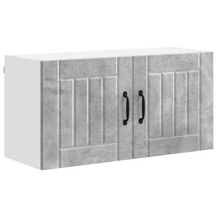 Vægskab LUCCA Betongrå 80 x 31 x 40 cm Konstrueret træ