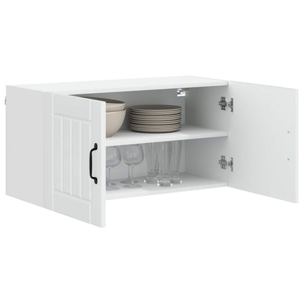 Vægskab LUCCA Hvid højglans 80 x 31 x 40 cm Konstrueret træ