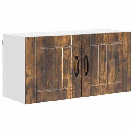 Vægskab LUCCA Røget eg 80 x 31 x 40 cm Konstrueret træ