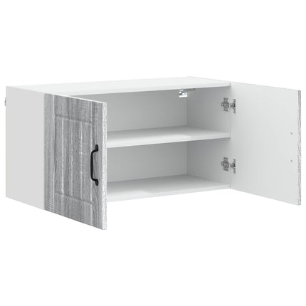 Vægskab LUCCA Grå sonoma-eg 80 x 31 x 40 cm Konstrueret træ