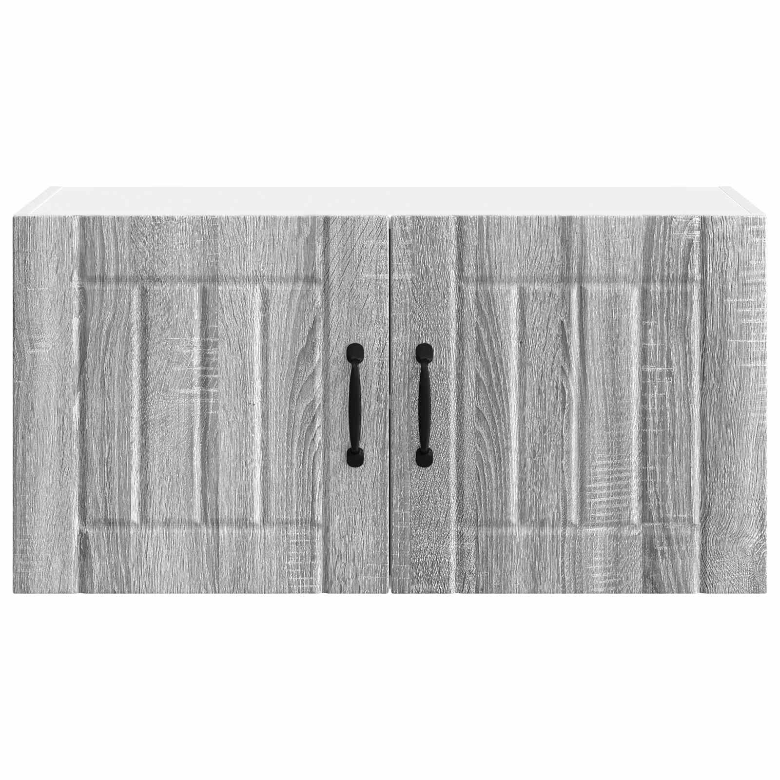Vægskab LUCCA Grå sonoma-eg 80 x 31 x 40 cm Konstrueret træ