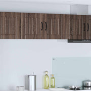 Vægskab LUCCA Brunt eg 80 x 31 x 40 cm Konstrueret træ
