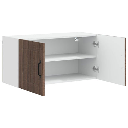 Vægskab LUCCA Brunt eg 80 x 31 x 40 cm Konstrueret træ