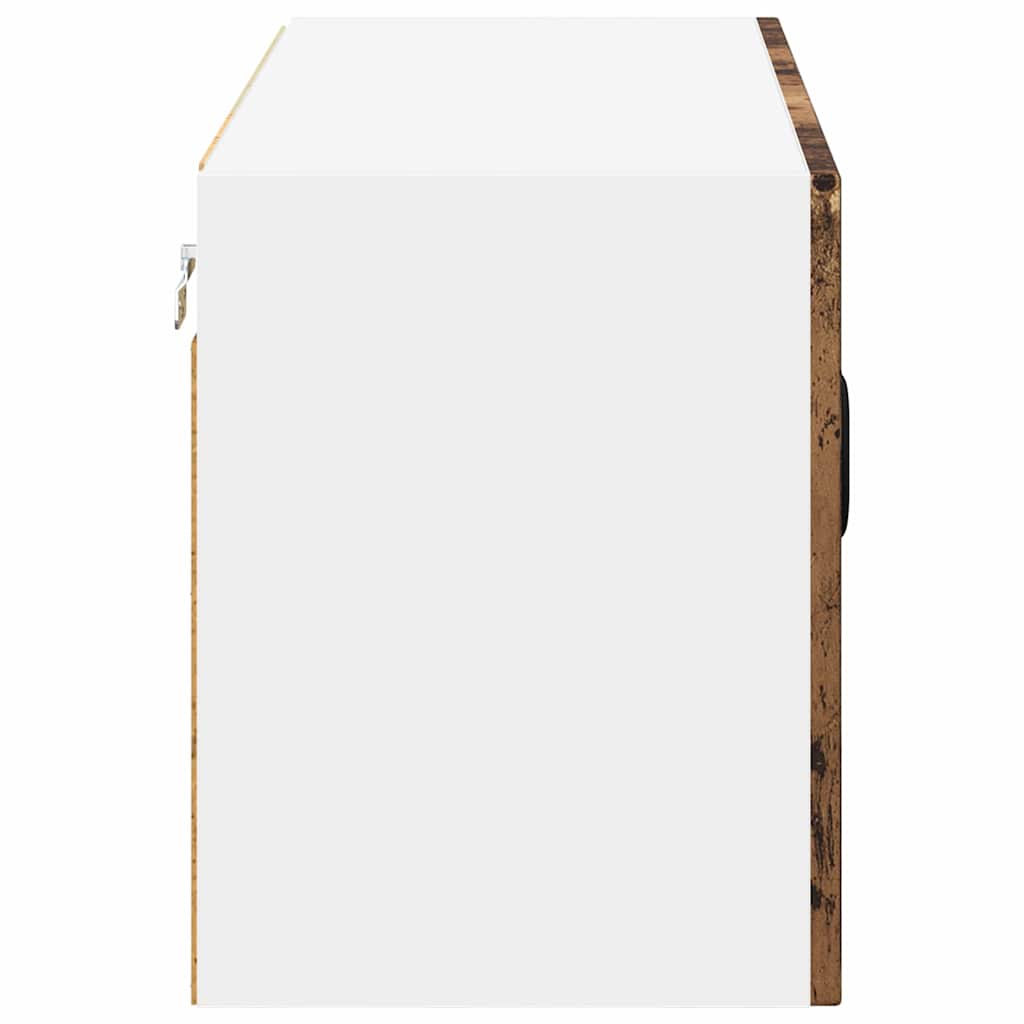Vægskab LUCCA Gammelt træ 80 x 31 x 40 cm Konstrueret træ