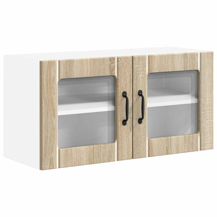 Væglågskab LUCCA Sonoma-eg 80 x 31 x 40 cm Konstrueret træ