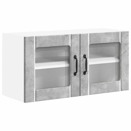 Væglågskab LUCCA Betongrå 80 x 31 x 40 cm Konstrueret træ