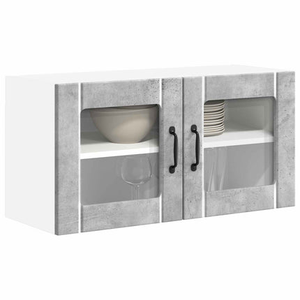 Væglågskab LUCCA Betongrå 80 x 31 x 40 cm Konstrueret træ