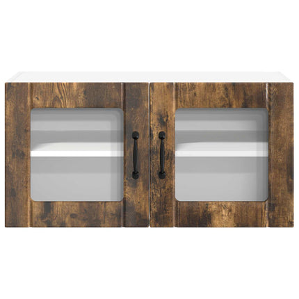 Væglågskab LUCCA Røget eg 80 x 31 x 40 cm Konstrueret træ