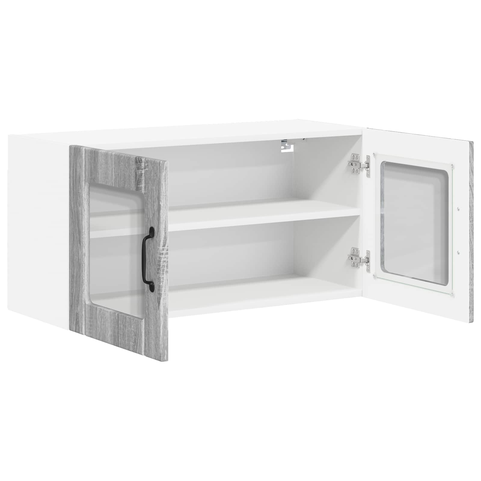Væglågskab LUCCA Grå sonoma-eg 80 x 31 x 40 cm Konstrueret træ