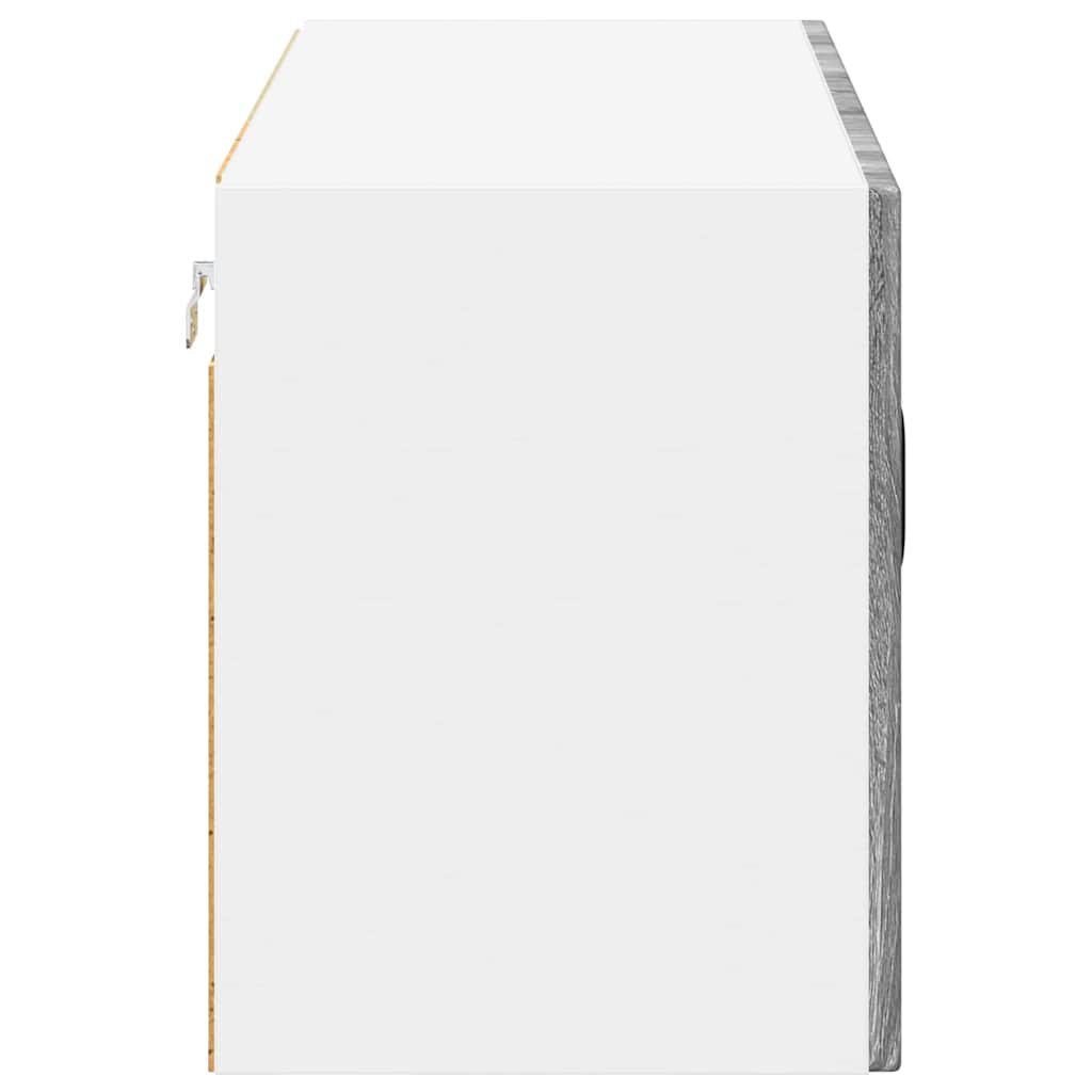 Væglågskab LUCCA Grå sonoma-eg 80 x 31 x 40 cm Konstrueret træ