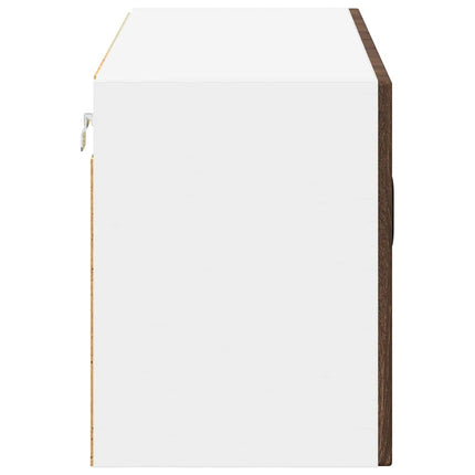 Væglågskab LUCCA Brunt eg 80 x 31 x 40 cm Konstrueret træ