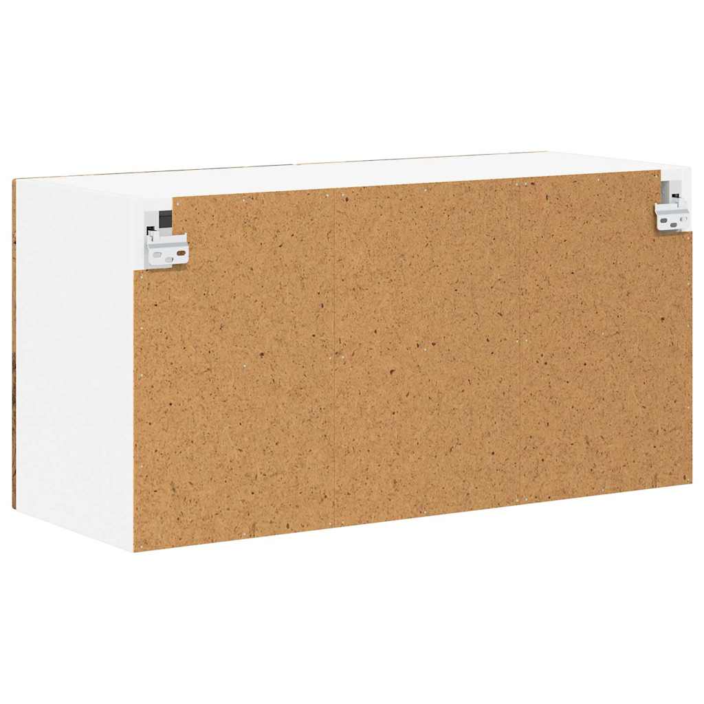 Væglågskab LUCCA Gammelt træ 80 x 31 x 40 cm Konstrueret træ