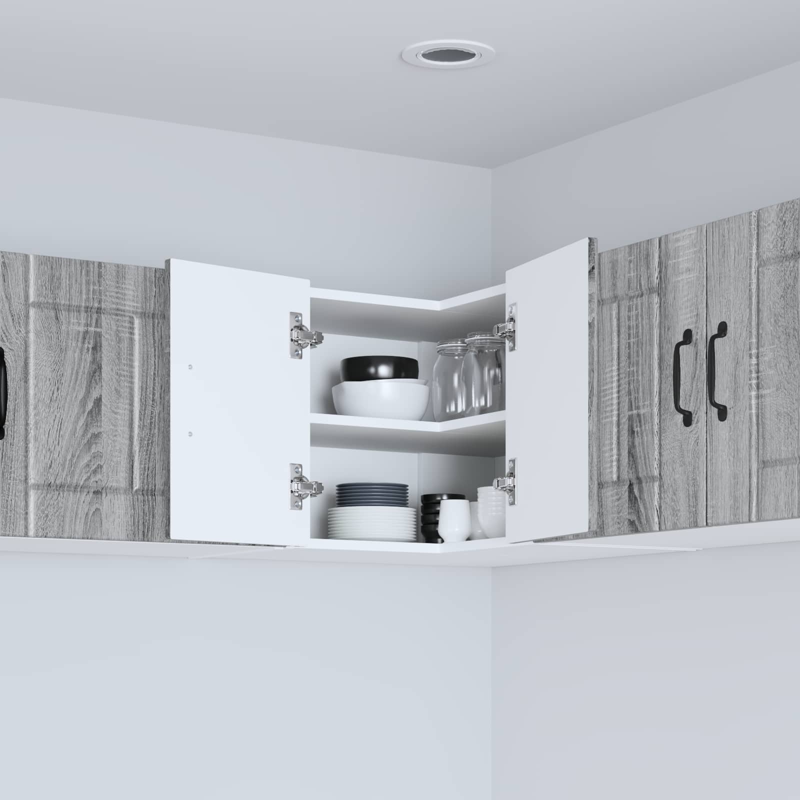 Køkkenskab Grå Sonoma 57 x 57 x 40 cm Konstrueret træ