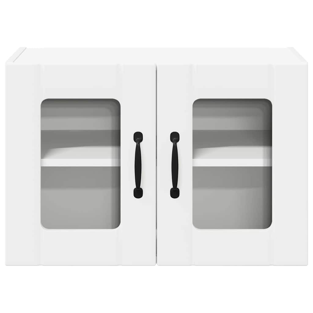 Væglågskab LUCCA 2 pcs Hvid 60 x 31 x 40 cm Konstrueret træ
