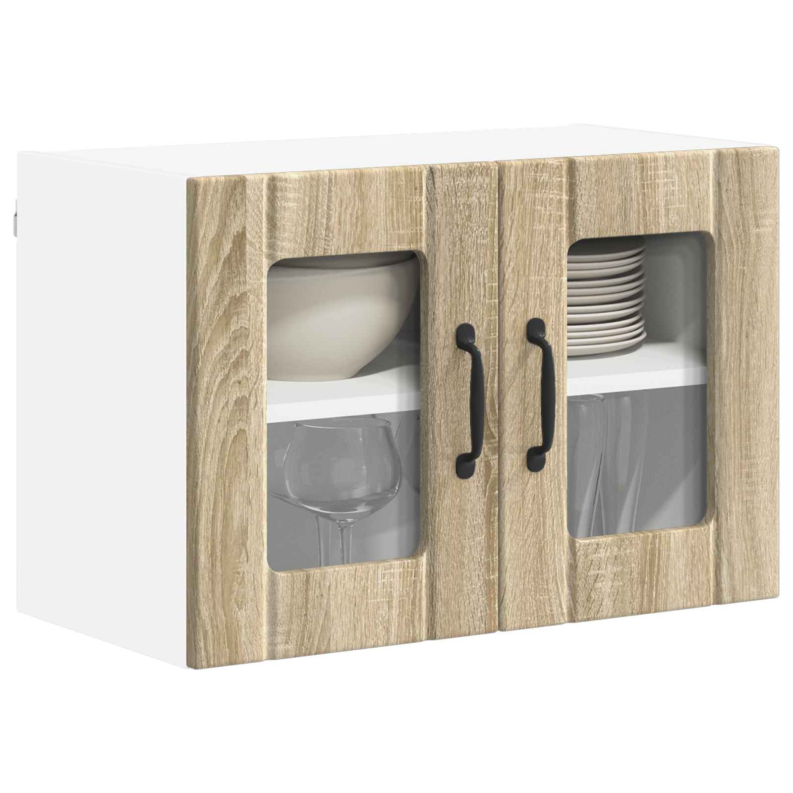 Væglågskab LUCCA 2 pcs Sonoma-eg 60 x 31 x 40 cm