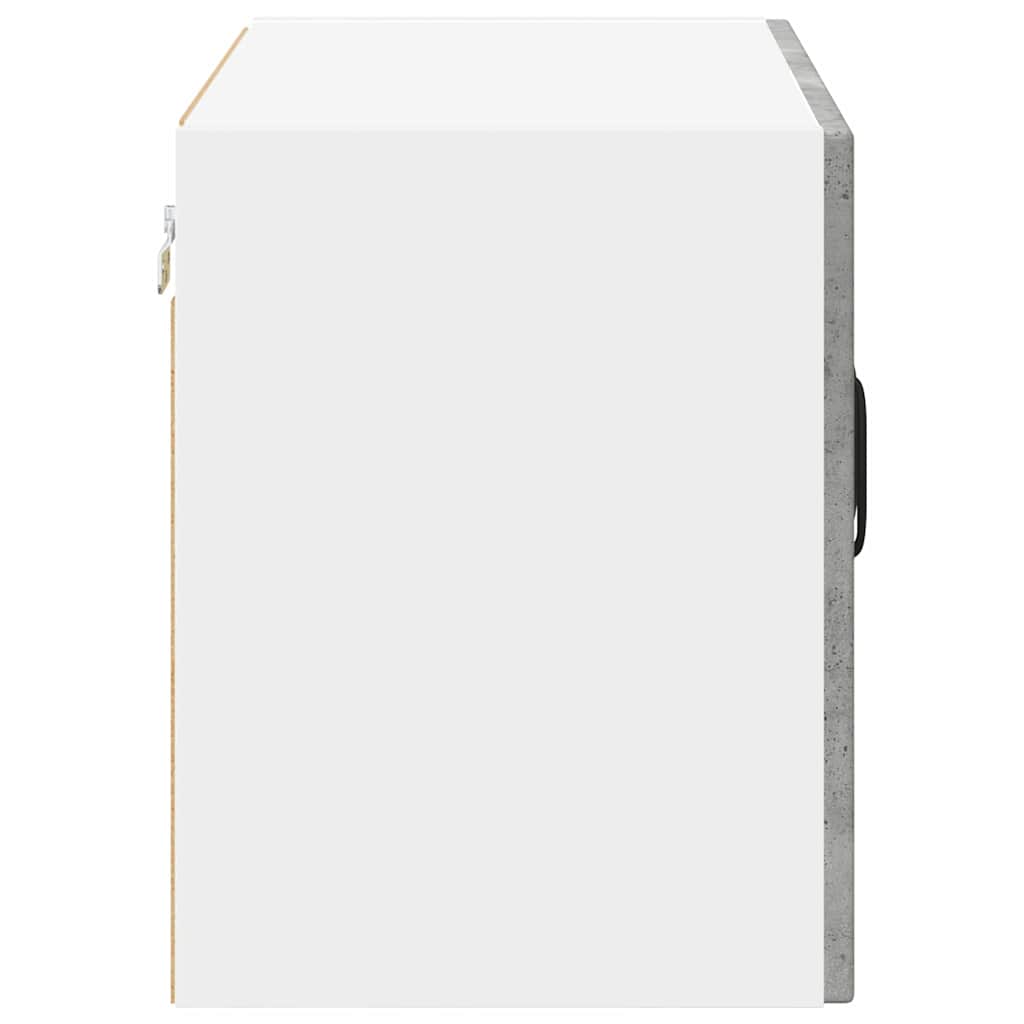 Væglågskab LUCCA 2 pcs Betongrå 60 x 31 x 40 cm Konstrueret træ