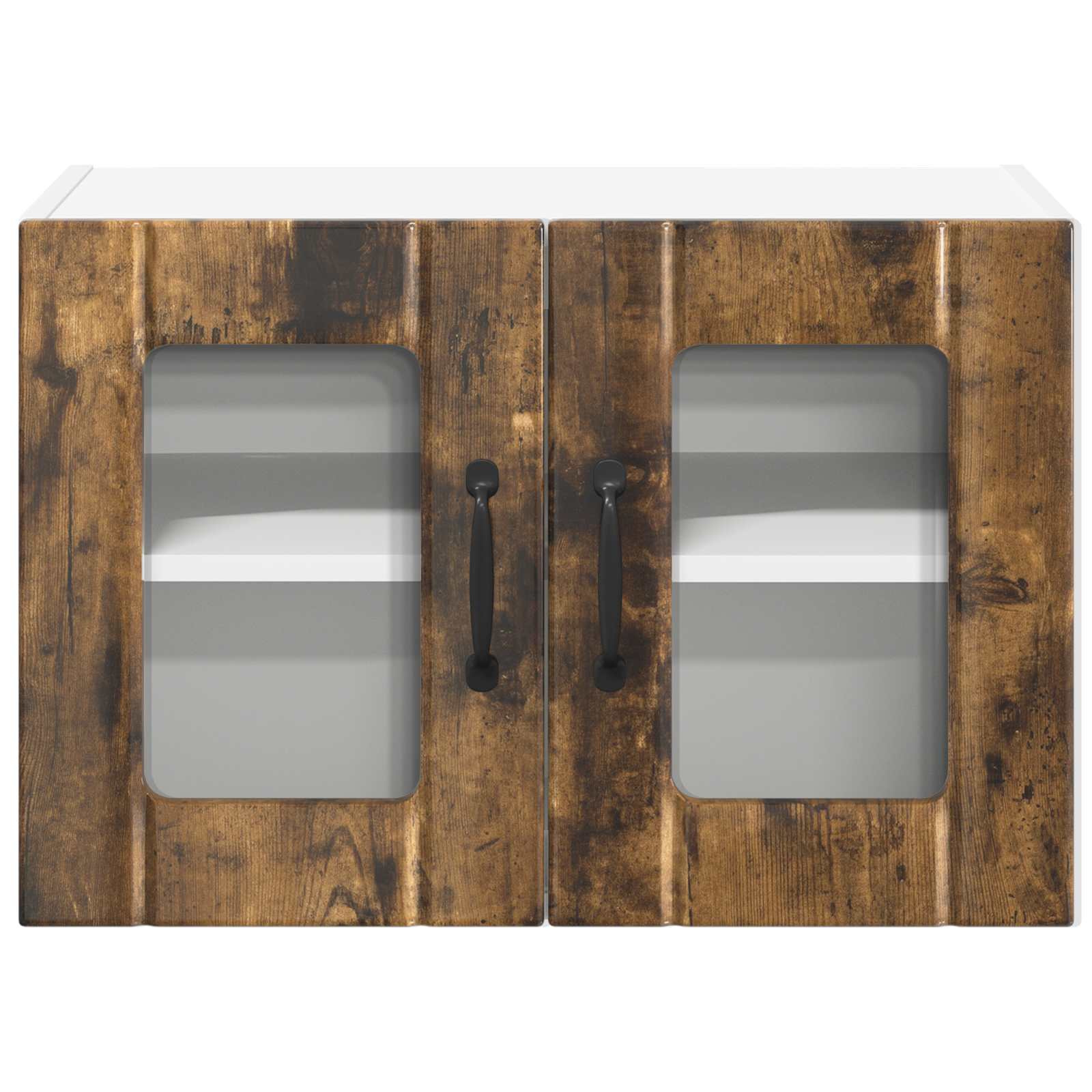 Væglågskab LUCCA 2 pcs Røget eg 60 x 31 x 40 cm Konstrueret træ