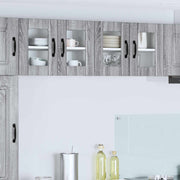 Væglågskab LUCCA 2 pcs Grå sonoma-eg 60 x 31 x 40 cm