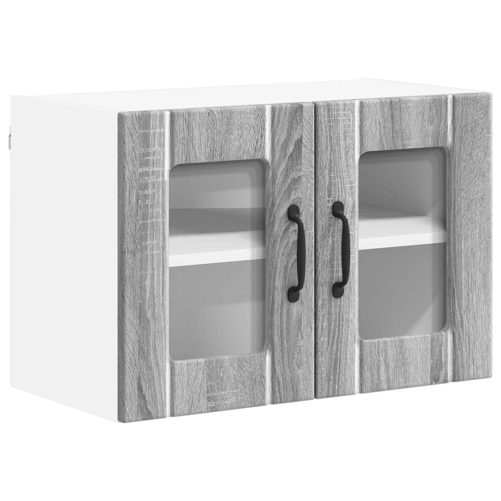 Væglågskab LUCCA 2 pcs Grå sonoma-eg 60 x 31 x 40 cm