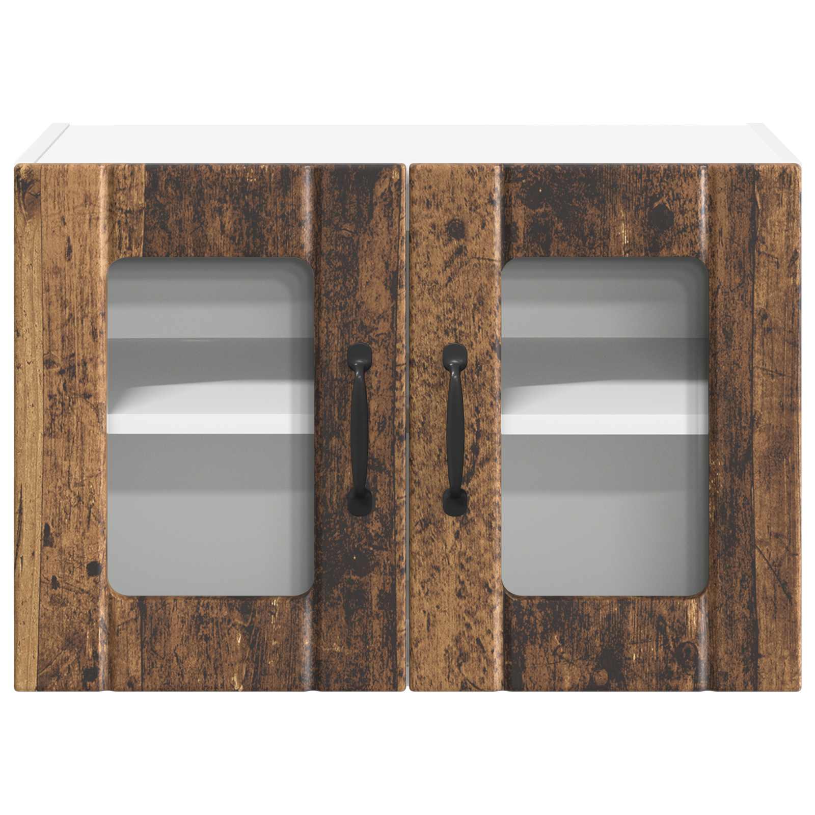 Væglågskab LUCCA 2 pcs Gammelt træ 60 x 31 x 40 cm