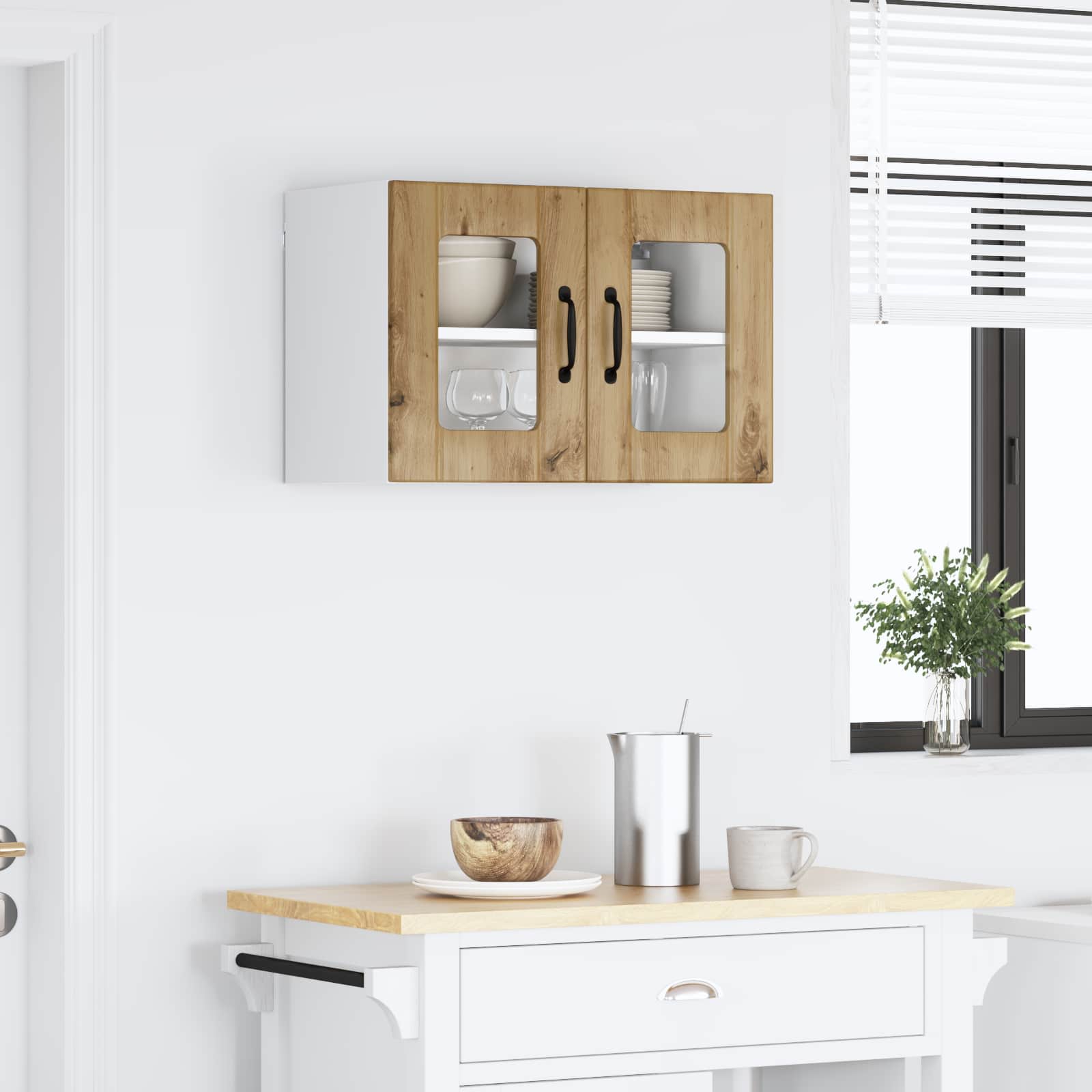 Væglågskab LUCCA Artisan-eg 60 x 31 x 40 cm Konstrueret træ