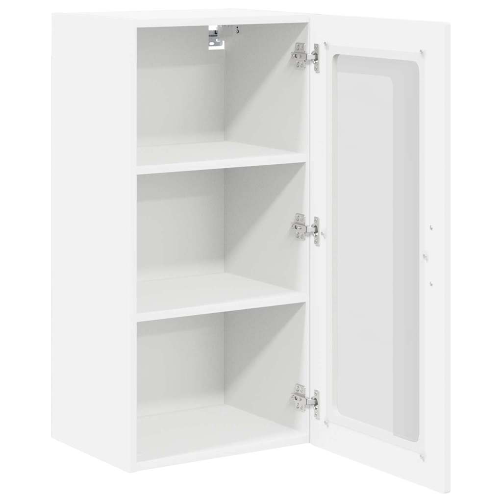 Væglågskab LUCCA 2 pcs Hvid 40 x 31 x 80 cm Konstrueret træ