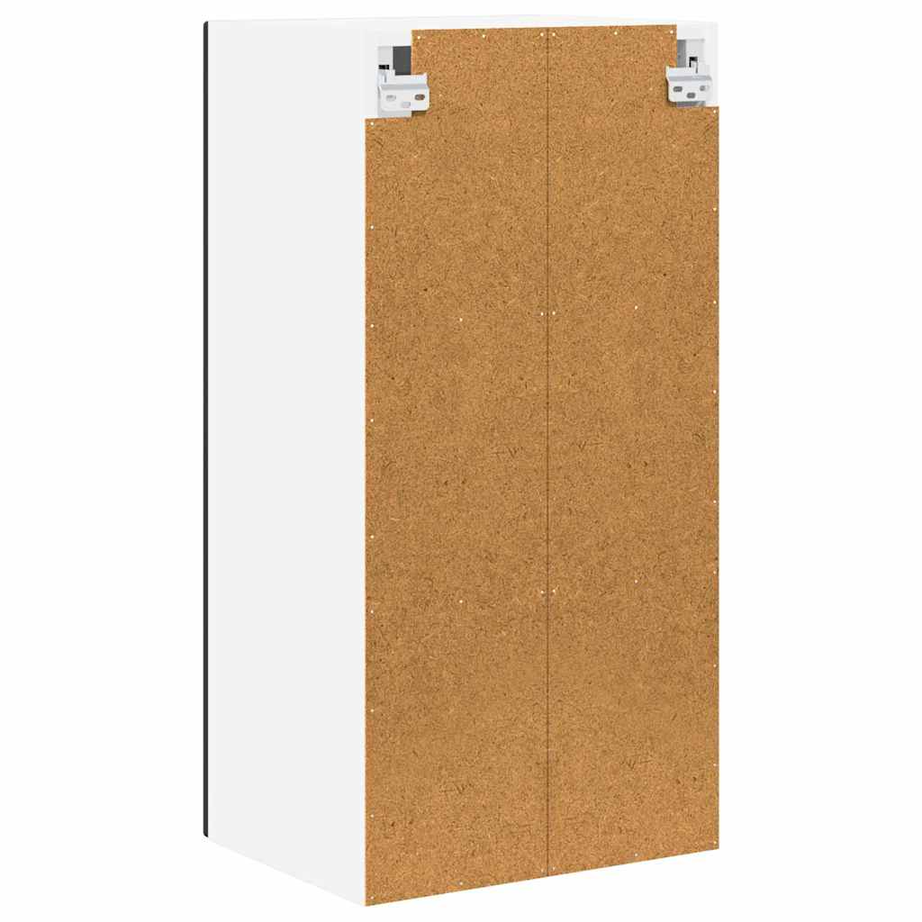 Væglågskab LUCCA 2 pcs Sort 40 x 31 x 80 cm Konstrueret træ