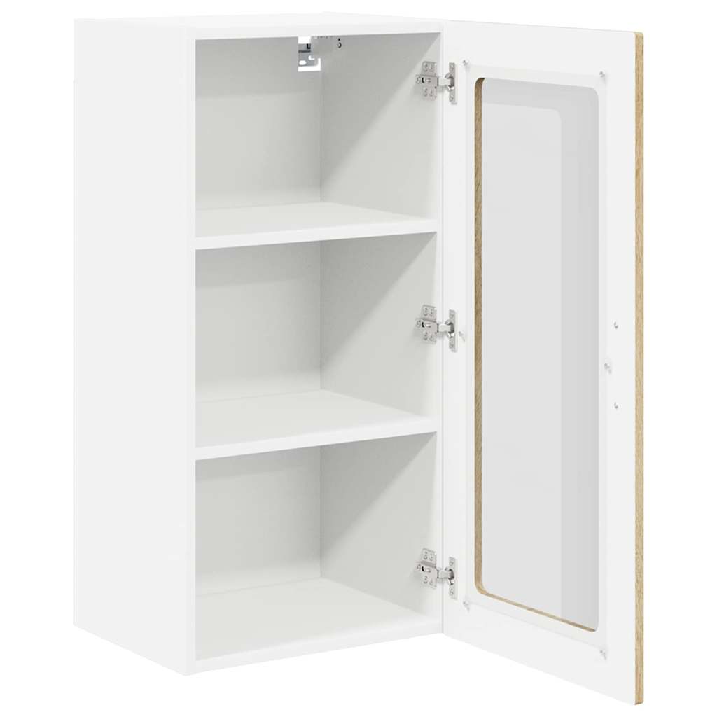 Væglågskab LUCCA 2 pcs Sonoma-eg 40 x 31 x 80 cm