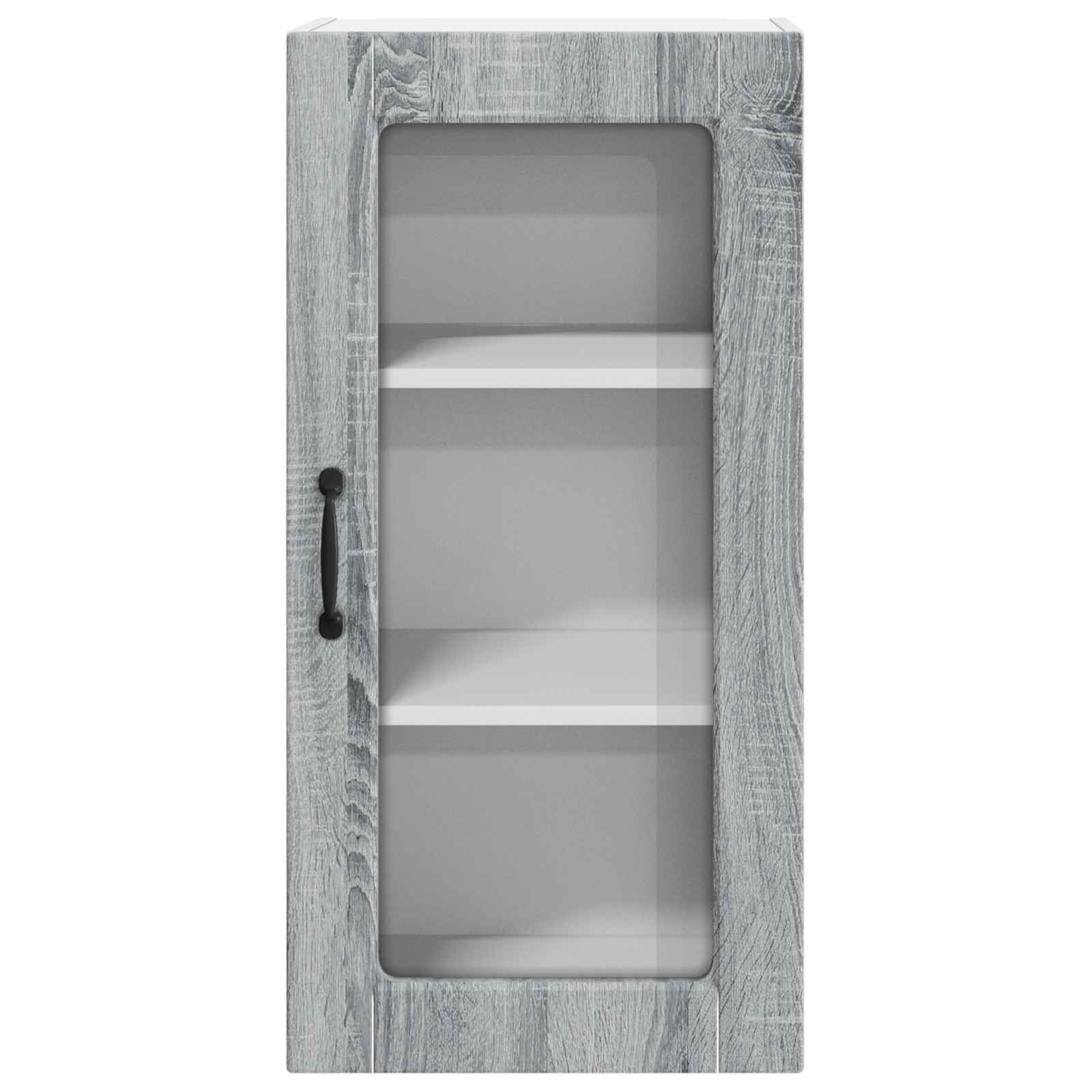 Væglågskab LUCCA 2 pcs Grå sonoma-eg 40 x 31 x 80 cm